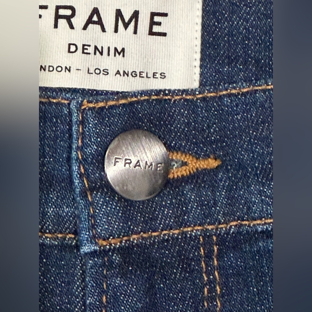 Frame Denim Dark Blue Men’s L’Homme Slim Niagra Jeans size 33 - Picture 4 of 7